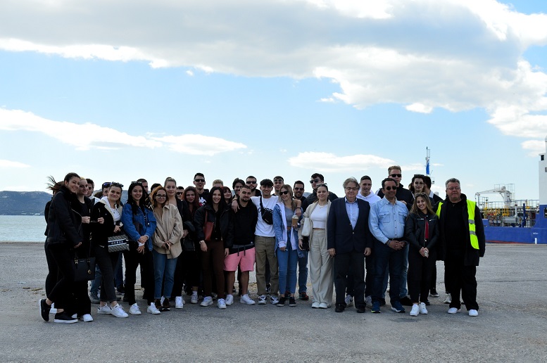Εκπαιδευτική επίσκεψη φοιτητών του Metropolitan College στο Λιμάνι της Ελευσίνας