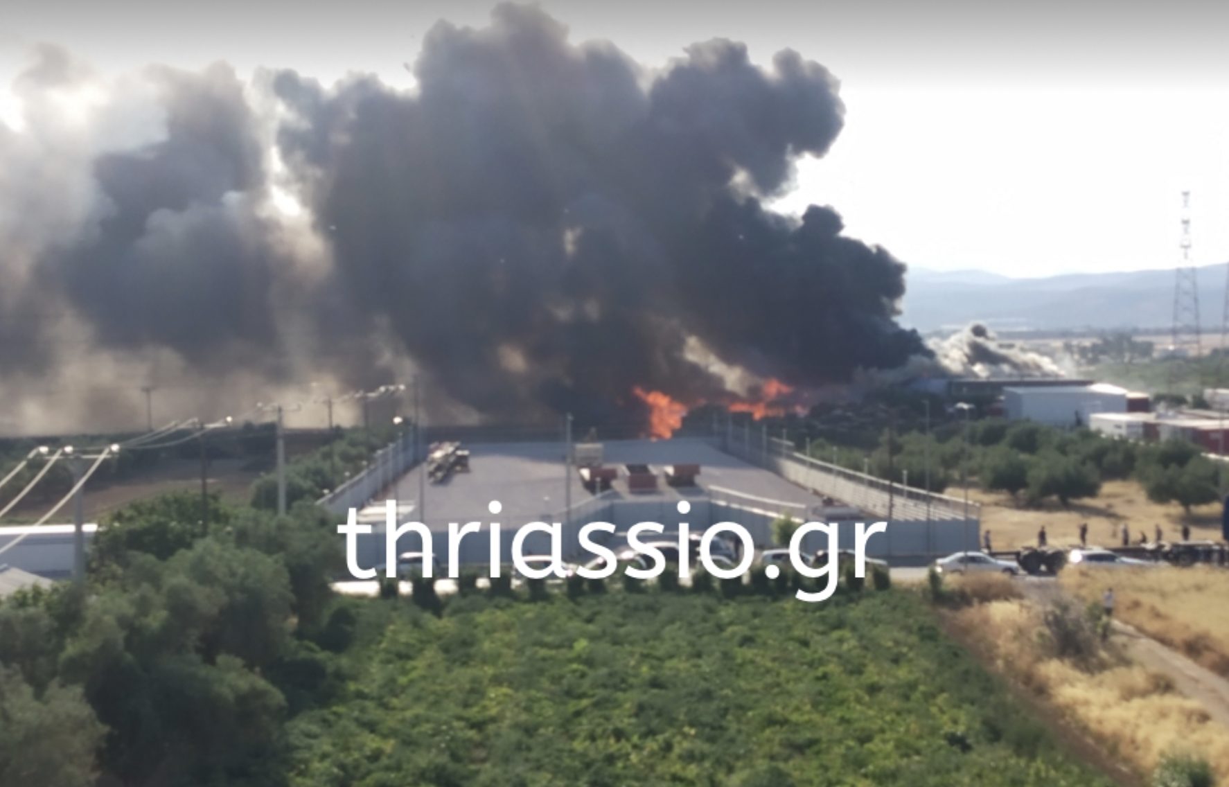 Ασπρόπυργος: Βίντεο από τη φωτιά στον Δυτικό Περιφερειακό -Πυκνός μαύρος καπνός στην περιοχή