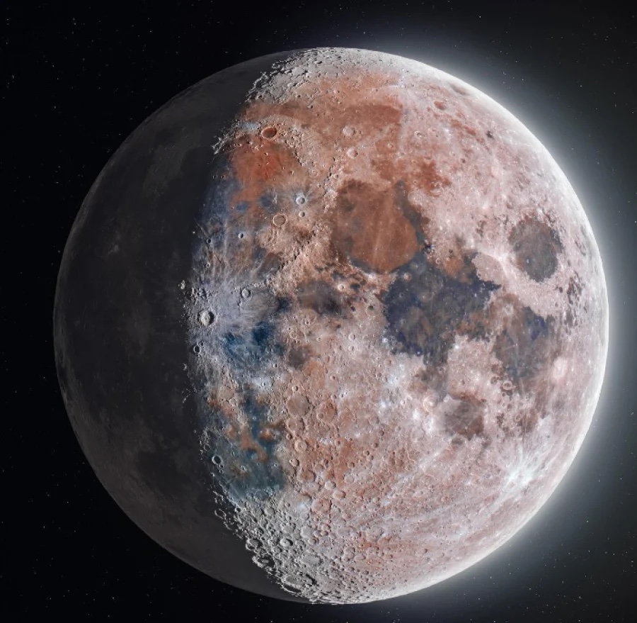 Δείτε την πιο λεπτομερή φωτογραφία της Σελήνης μέσα από... 250.000 πλάνα