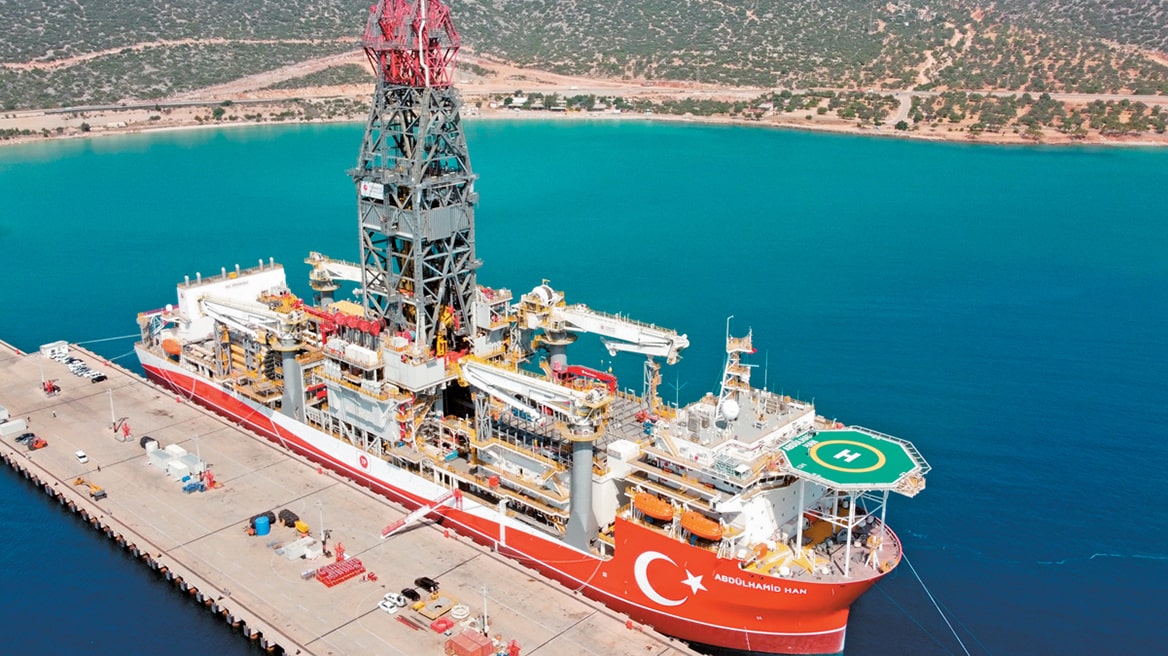 Σήμερα ο απόπλους του τουρκικού γεωτρύπανου «Αμπντούλχαμίτ Χαν»