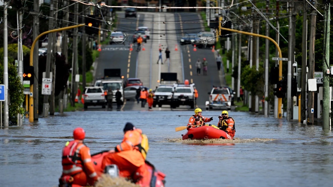 Νέες σφοδρές βροχοπτώσεις πλήττουν την Αυστραλία