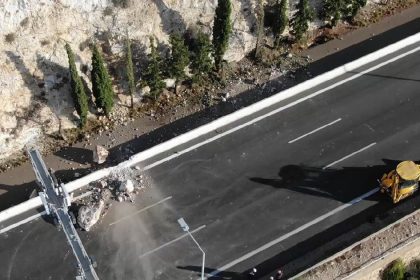 Kυκλοφοριακές ρυθμίσεις στη Ν.Ε.Ο. Αθηνών – Κορίνθου, λόγω πτώσης βράχων