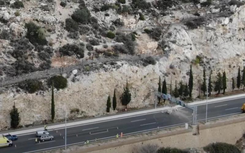 Παρέμβαση εισαγγελέα για το κλείσιμο της Αθηνών – Κορίνθου λόγω πτώσης βράχων
