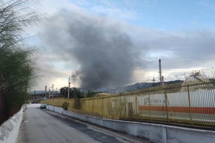 Polyeco: «Καμία περιβαλλοντική ανησυχία από την πυρκαγιά»