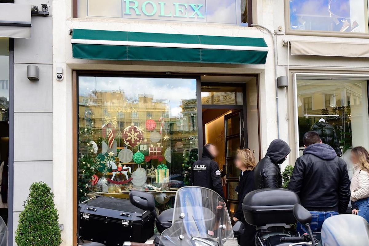 Ένοπλη ληστεία σε κατάστημα Rolex στο κέντρο της Αθήνας
