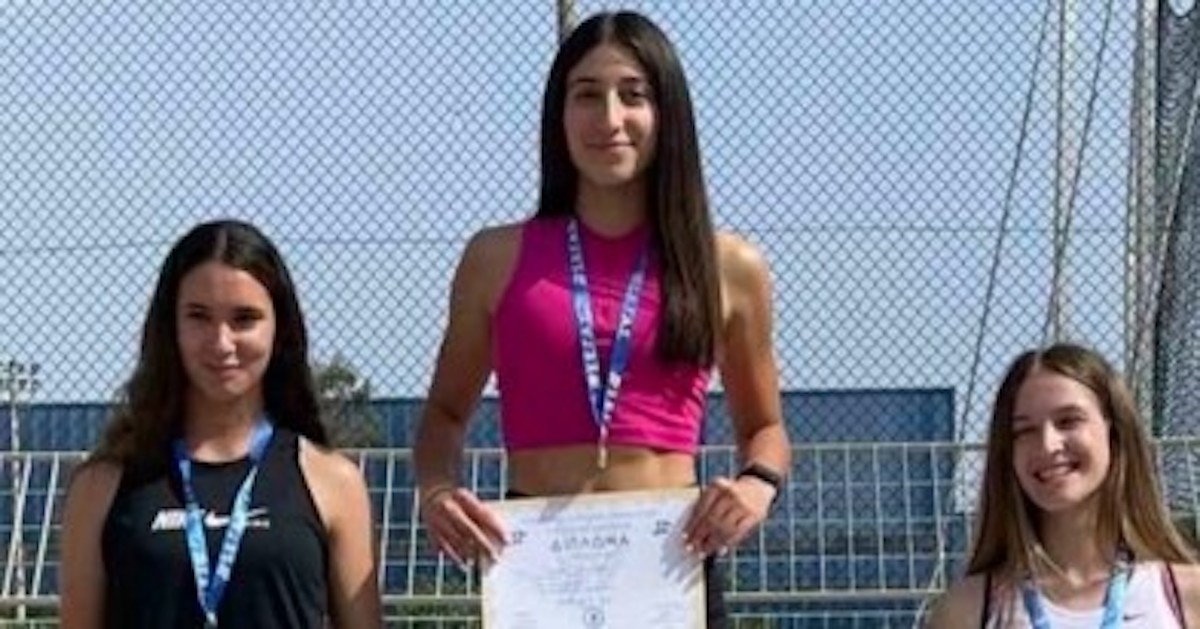 1η θέση για τη Μαρία Βαρελά του Μεγαρικού στο Διασυλλογικό Πρωτάθλημα Α/Γ Κ20