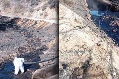 Περιβαλλοντική «βόμβα» από βιομηχανίες που κάηκαν στο δρόμο Μάνδρας - Δερβενοχωρίων [BINTEO]