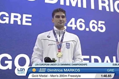 Κολύμβηση: «Χρυσός» πρωταθλητής Ευρώπης με πανελλήνιο ρεκόρ ο 22χρονος Δημήτρης Μάρκος