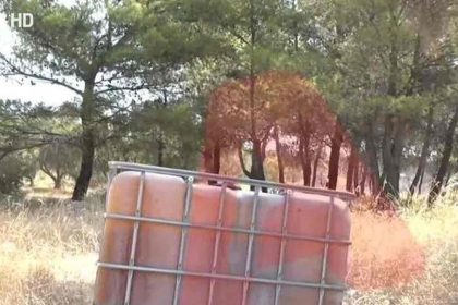 Πάρνηθα: Πέταξαν δεξαμενή πετρελαίου δίπλα σε ξερόχορτα, λίγες μέρες μετά τη φωτιά
