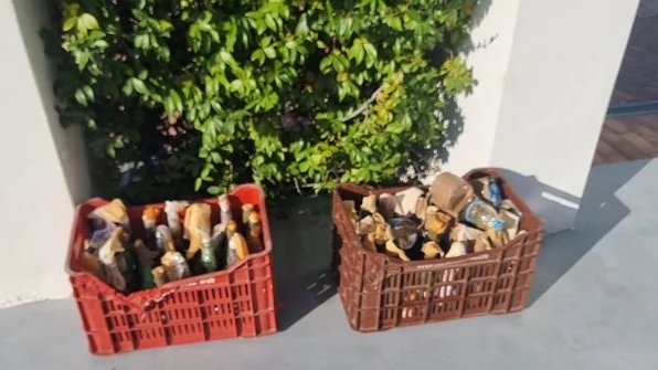 Τελάρα γεμάτα βόμβες μολότοφ βρέθηκαν στο ΚΑΠΗ στον Ασπρόπυργο