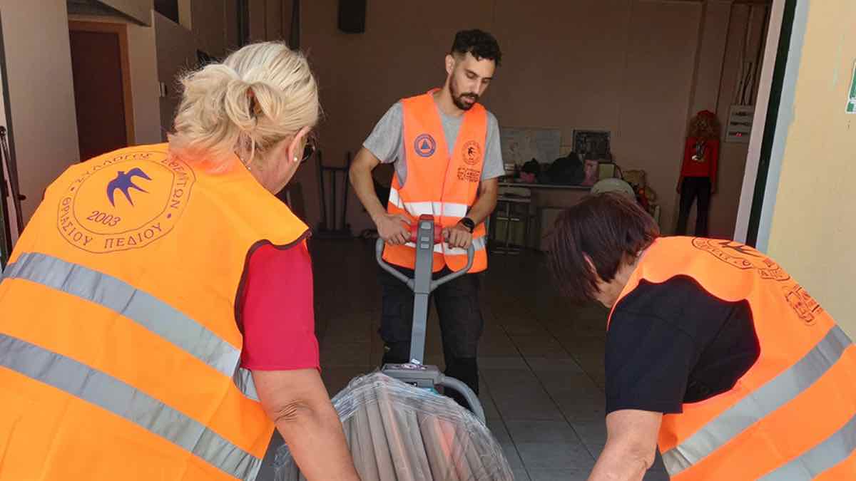 Παπαδέας ΑΕ και Σύλλογος Εθελοντών Θριάσιου ενώνουν τις δυνάμεις τους για τους πλημμυροπαθείς