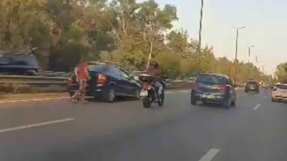 Απίστευτο περιστατικό στη λεωφόρο Αθηνών: Έφυγε ρόδα από αυτοκίνητο εν κινήσει