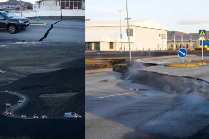 Απίστευτες σκηνές στην Ισλανδία λόγω του ηφαιστείου: Δρόμοι κόβονται στα δύο, χιλιάδες σεισμοί