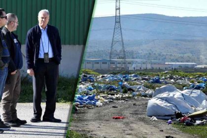 Τον Ασπρόπυργο επισκέφθηκε ο Γιάννης Σγουρός: «Εδώ συντελούνται περιβαλλοντικά εγκλήματα»
