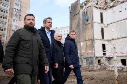 Ευρωπαϊκή καταδίκη για την Ρωσική επίθεση στην Οδησσό κατά την επίσκεψη Μητσοτάκη - Ζελένσκι