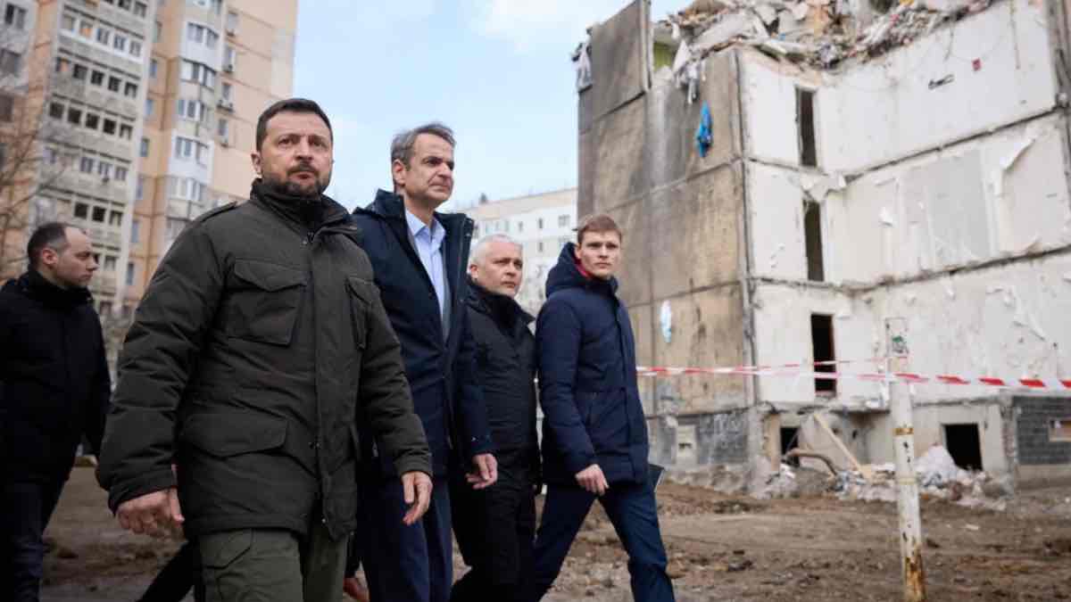 Ευρωπαϊκή καταδίκη για την Ρωσική επίθεση στην Οδησσό κατά την επίσκεψη Μητσοτάκη - Ζελένσκι