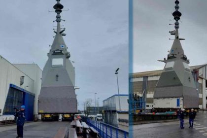 Naval Group: Έτοιμος ο ιστός 40 μέτρων με τα ηλεκτρονικά συστήματα της φρεγάτας «Νέαρχος»